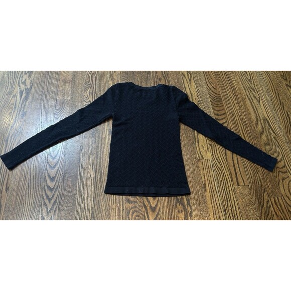 Intimately Free People Long Sleeve Mesh Ribbed Shirt Black Size XS/S‎ - Picture 2 of 5